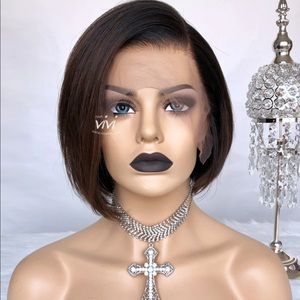 BRAND NEW “Cookie" Pixie Bob Lace Wig Virgin 10in